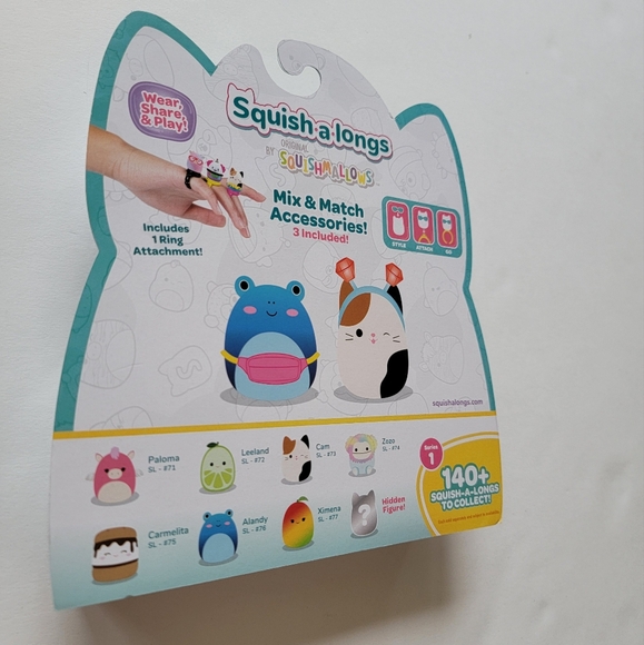 New! Squish-a-longs Squishmallows rings and mini characters - Picture 6 of 13